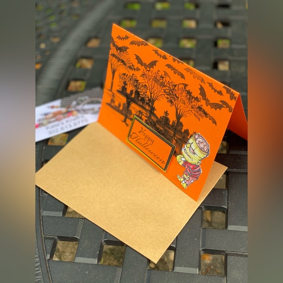 Lot of 6 Handmade Halloween Cards - Picture 6 of 10